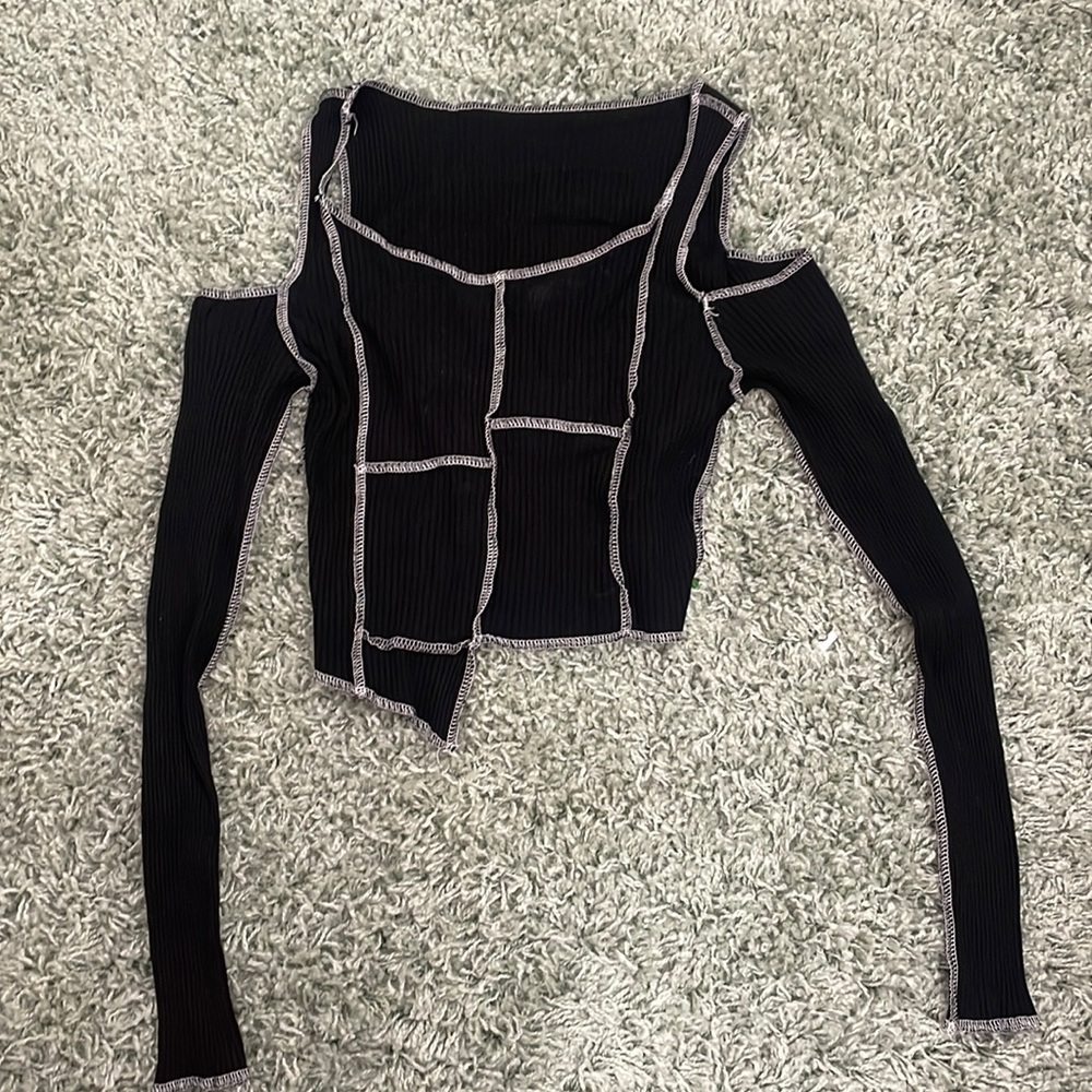SHEIN Lined crop top
